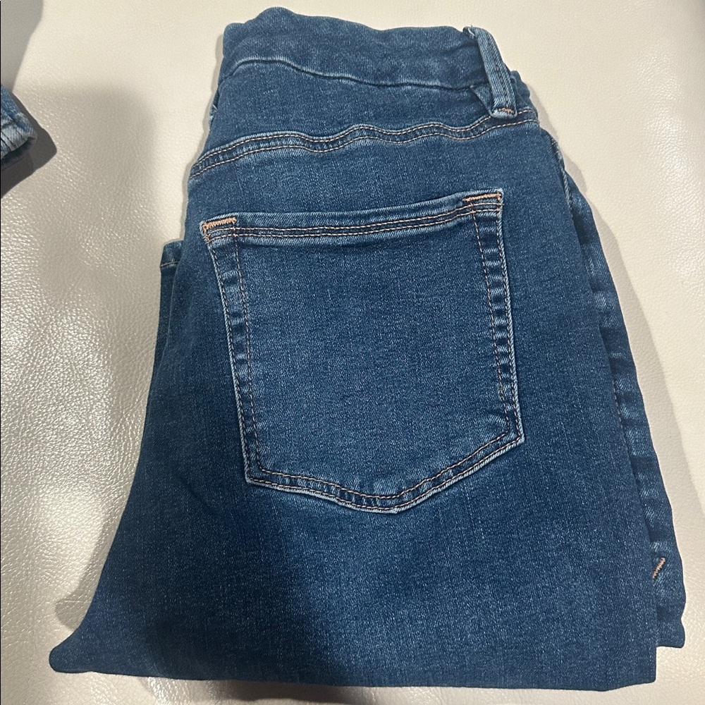Good American Dark Blue High-Rise Skinny Jeans